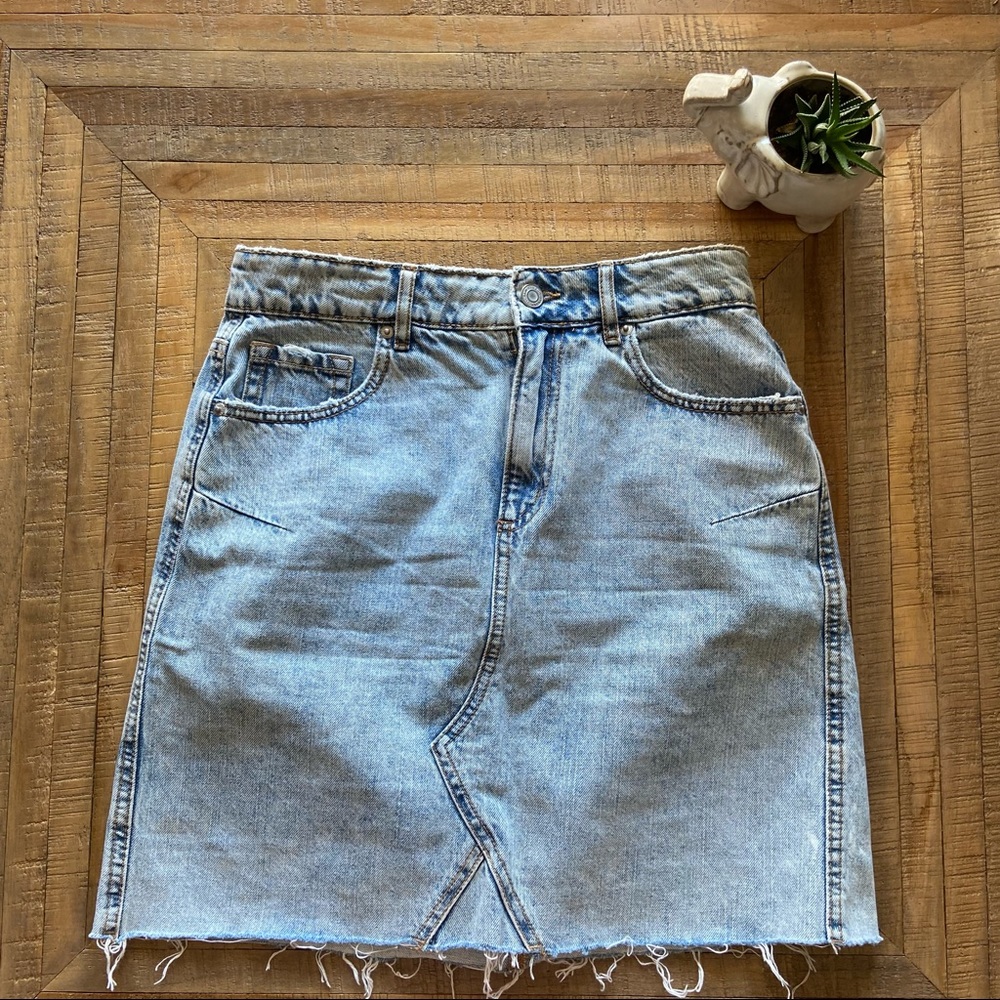 Denim skirt - high rise